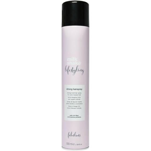 milk_shake lifestyling hairspray strong hold 500ml - lacca spray tenuta forte capelli colorati
