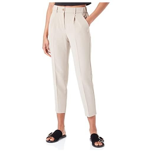 Sisley trousers 4kvxl5cm7 pantaloni, beige 18j, 44 da donna