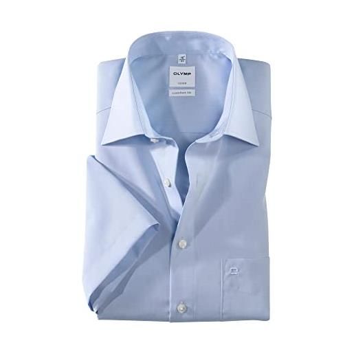 Olymp uomo camicia business a maniche lunghe luxor, comfort fit, new kent, bleu 11,46