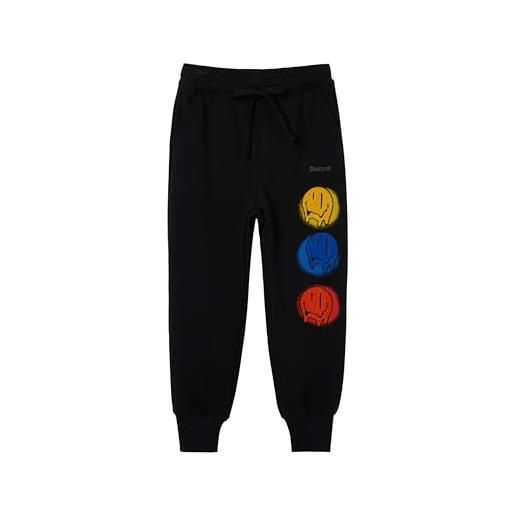 Desigual pant_benito pantaloni casual, nero, 12 anni bambini e ragazzi