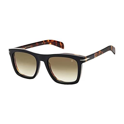 David Beckham dbe db 7000/s xwy/9k blakhavangld sunglasses unisex acetate, standard, 51 occhiali, uomo