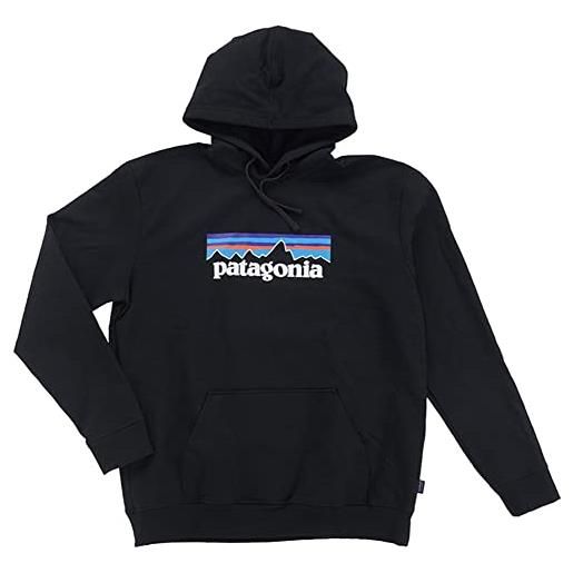 Patagonia p-6 logo uprisal hoody maglione, nero, l unisex-adulto