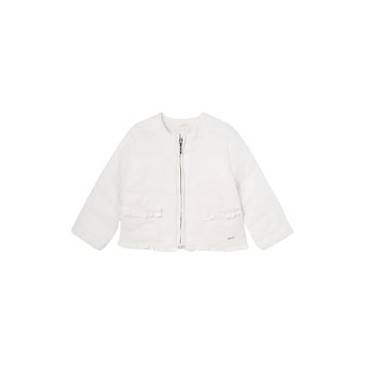 Mayoral giacca a vento soft per bimba bianco 24 mesi (92cm)