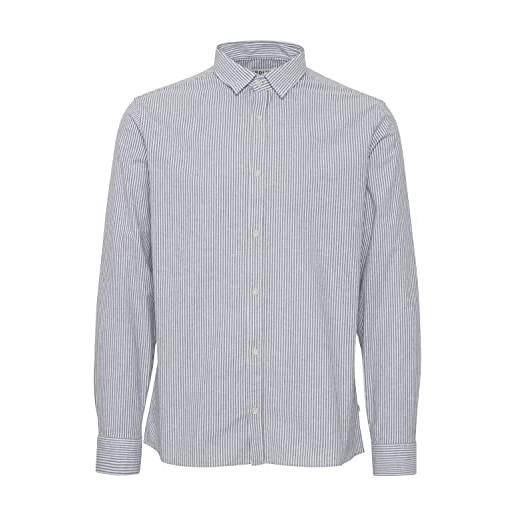!Solid sdval stripe 21107617 - camicia da uomo a maniche lunghe, insignia blue (194010). , s