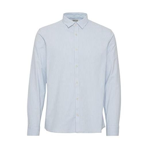 !Solid sdval stripe 21107617 - camicia da uomo a maniche lunghe, insignia blue (194010). , s