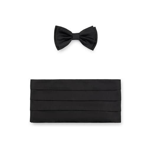 BOSS set regalo set bow tie cumm fascia da smoking e papillon seta 50480282