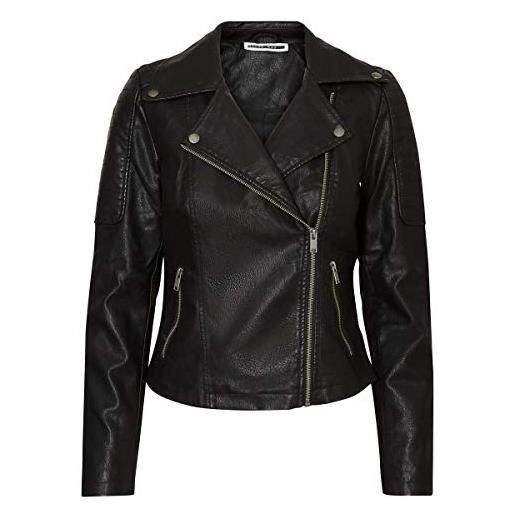 Noisy May name it nmrebel l/s jacket-noos giacca, nero (black), 40 (taglia produttore: x-small) donna