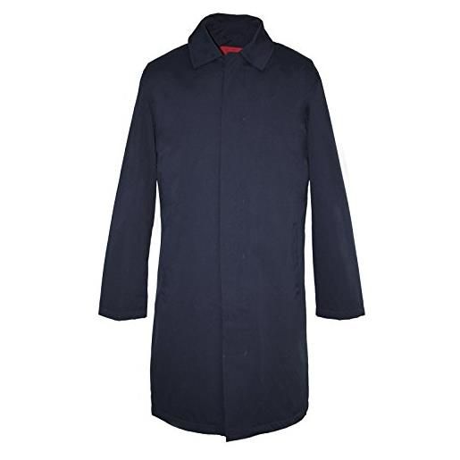 Carter & jones - cappotto antipioggia, colore: nero/navy/stone s a 5x marina militare l