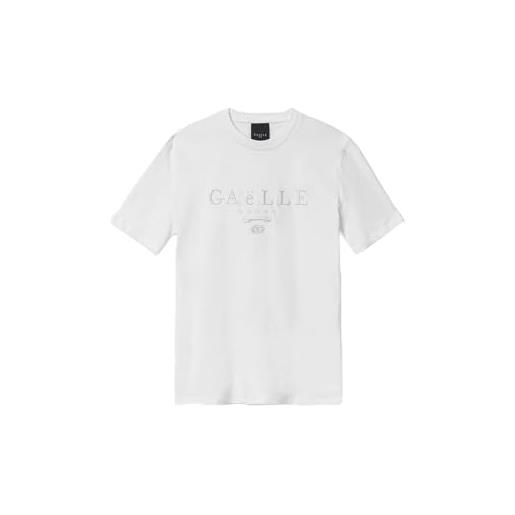 Gaelle t-shirt uomo - bianco modello gaabm00090 cotone 100% m