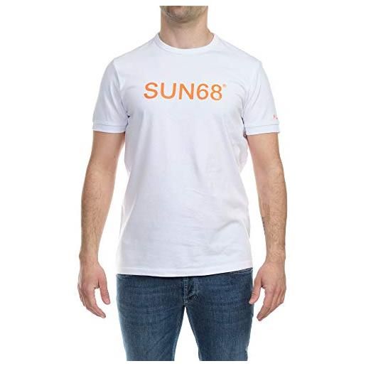 Jil Sander ax sun68 t-shirt uomo cod. T31107 01 bianco