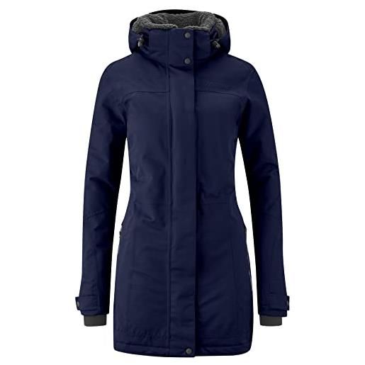 Maier sports cappotto da donna lisa 2.1, cappotto invernale con cappuccio rimovibile, giacca da esterno