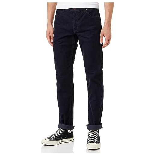 Wrangler greensboro jeans, nero (parisian night), 34w / 30l uomo