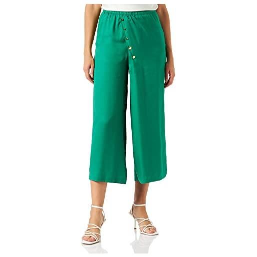 Naf Naf palma pantaloni eleganti, verde messico, 40 donna