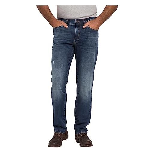JP 1880, flexnamic, denim, regular fit, look vintage, blu jeans scuro, 44w x 32l uomo