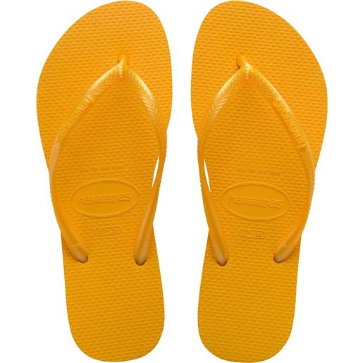 Havaianas - infradito - slim pop yellow per donne - taglia 35-36,37-38,39-40 - arancione