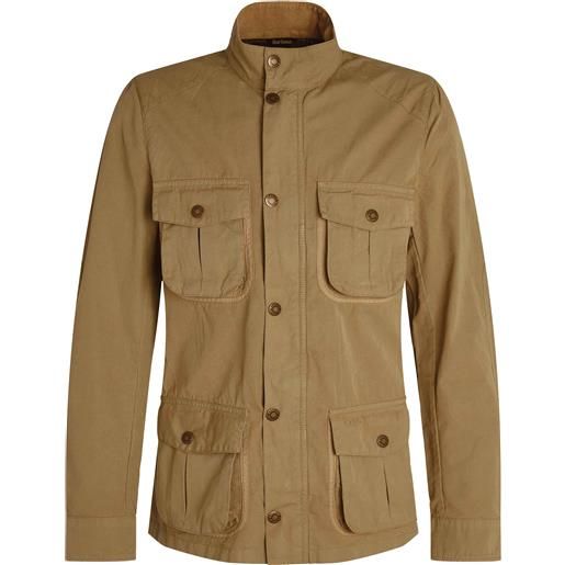Barbour - giacca da uomo in cotone - corbridge casual bleached olive per uomo in cotone - taglia s, m, l, xl - kaki
