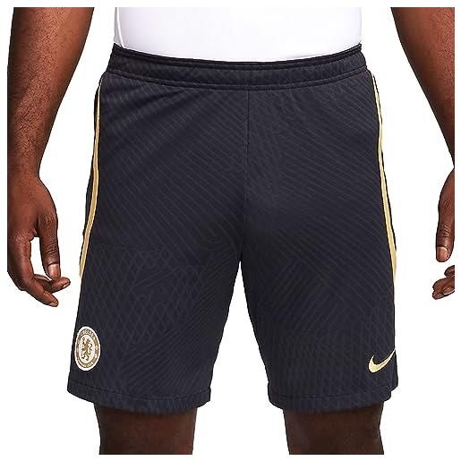 Nike chelsea dx3186-426 cfc m nk df strk short kz pantaloncini uomo pitch blue/club gold 2xl