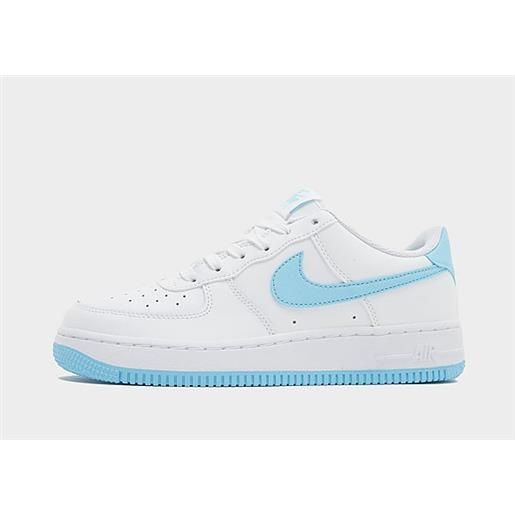 Nike air force 1 low junior, white/white/aquarius blue