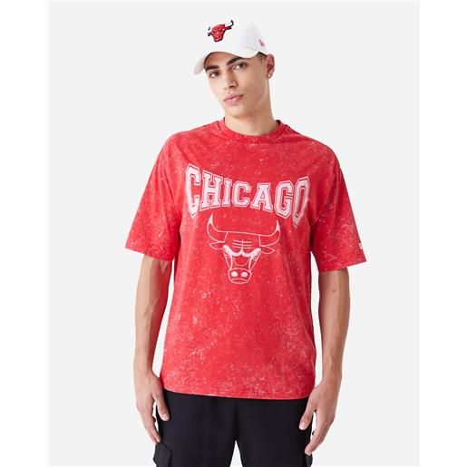 New era washed chicago bulls m - t-shirt - uomo