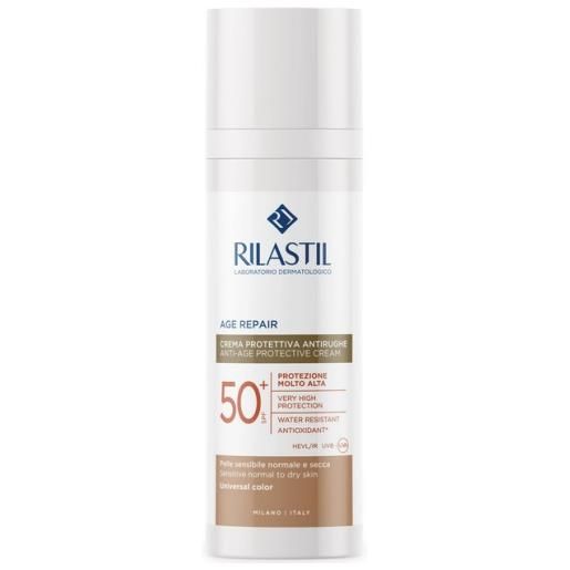 Rilastil age repair crema spf50+ universal color protezione molto alta 50 ml
