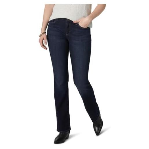 Lee women's regular fit bootcut jean, heritage fade, 10 short