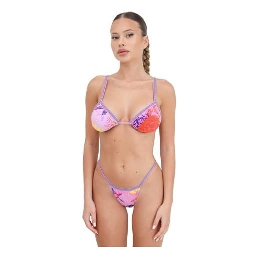 ME FUI bikini donna triangolo e slip brasiliano regolabile seashell m