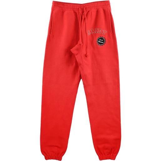 SAINT MXXXXXX pantaloni sportivi con stampa - rosso