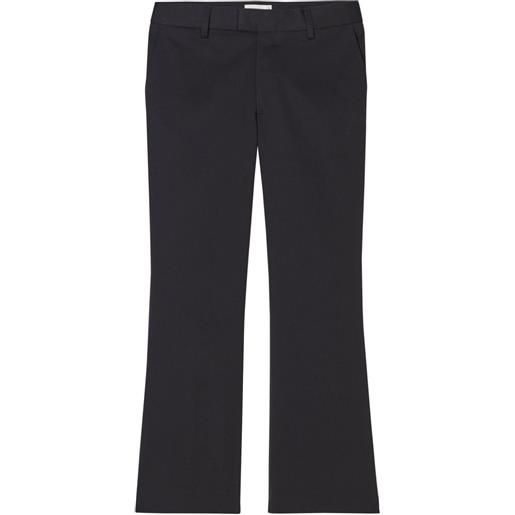 Closed wharton low-rise cropped trousers - nero