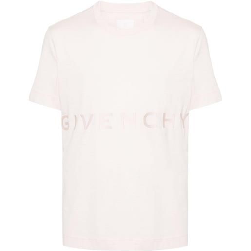 Givenchy t-shirt con motivo 4g - rosa