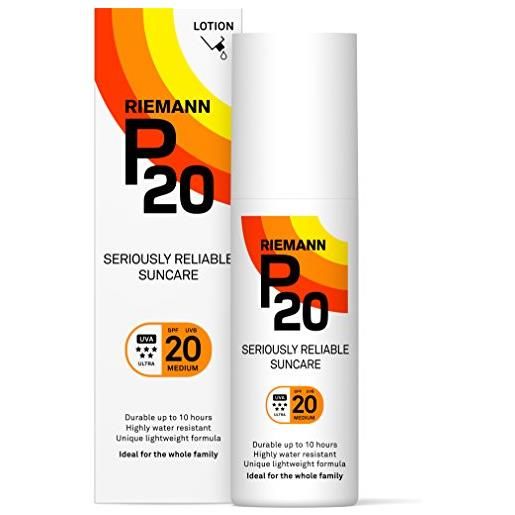 RIEMANN P20 riemann crema solare protezione 20 "once a day", 10 ore di protezione (spf 20 medium)