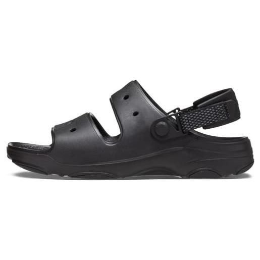 Crocs classic all-terrain sandal, sandali unisex - adulto, nero, 45/46 eu