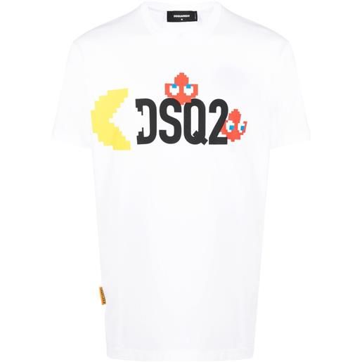 Dsquared2 t-shirt con stampa - bianco