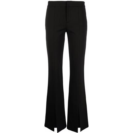 alice + olivia pantaloni sartoriali svasati walker - blu