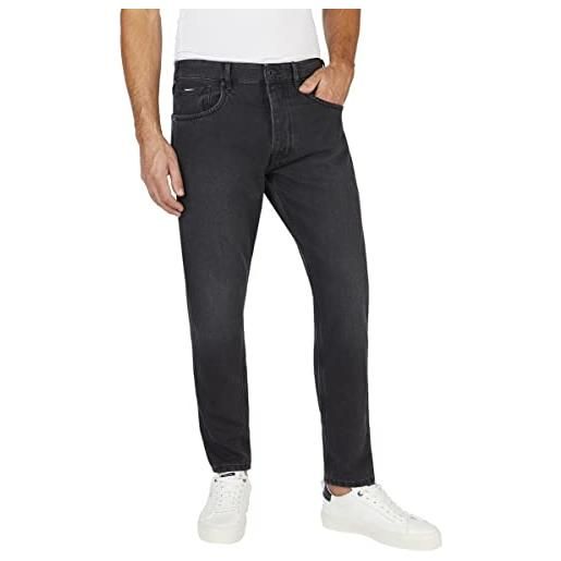 Pepe Jeans callen, jeans uomo, nero (denim-xf9), 36w / 30l