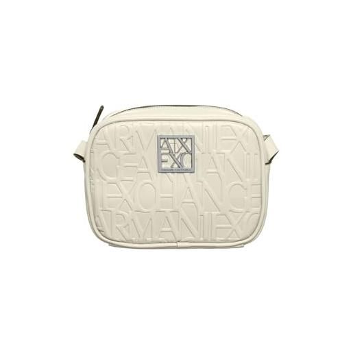 Armani Exchange essential, liz, zip around, custodia per fotocamera donna, dusty ground, einheitsgröße