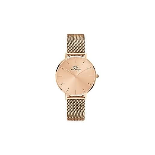 Daniel Wellington petite orologi 32mm double plated stainless steel (316l) rose gold