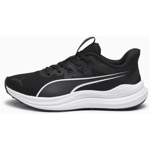 PUMA scarpe da running reflect lite per ragazzi, bianco/nero/altro