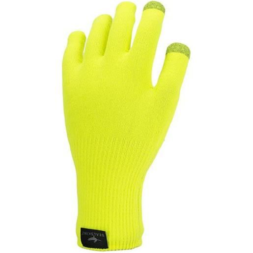 Sealskinz all weather ultra grip wp long gloves giallo l uomo
