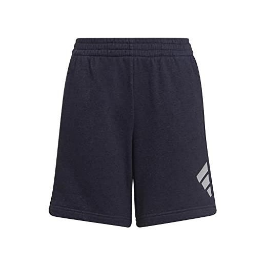 adidas b 3 bar short, pantaloncini bambino, shadow navy/dash grey, 7-8a