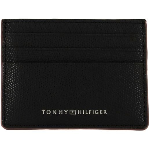 Tommy Hilfiger porta carte in pelle nero default title