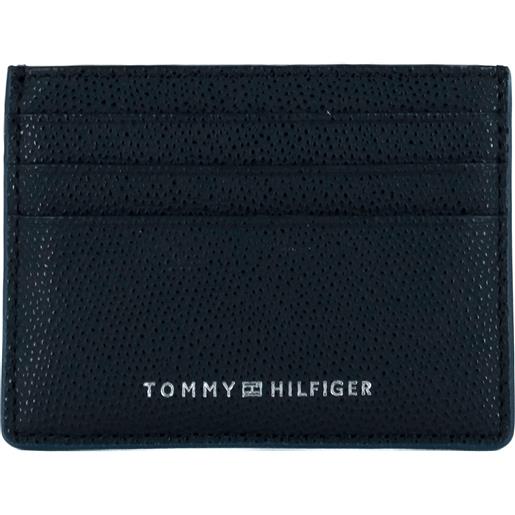 Tommy Hilfiger porta carte in pelle blu default title
