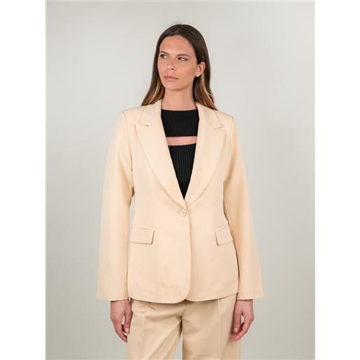 ANDREA MORANDO blazer monopetto beige