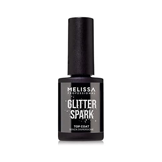 Melissa Professional smalto unghie top coat semipermanente spark 9 ml (glitter)