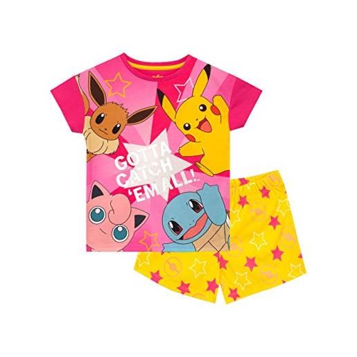 Pokemon pigiama per ragazze multicolore 11-12 anni