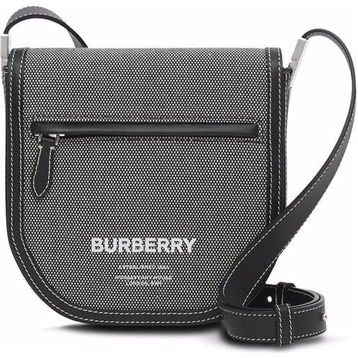 Burberry borsa a tracolla olympia mini - nero