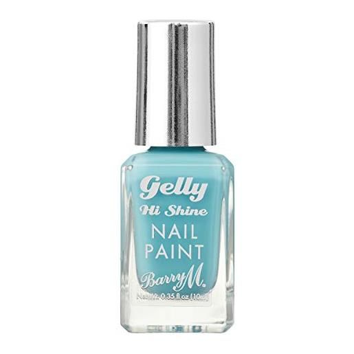 Barry M cosmetici gelly nail paint, sour candy blue