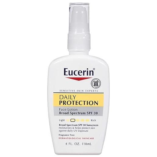 Eucerin, crema solare protettiva per il viso, spf 30, 120 ml