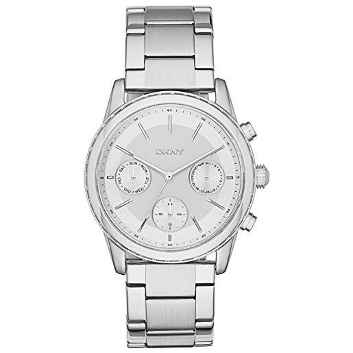 DKNY donna-orologio da polso digitale luenette acciaio inox ny2364
