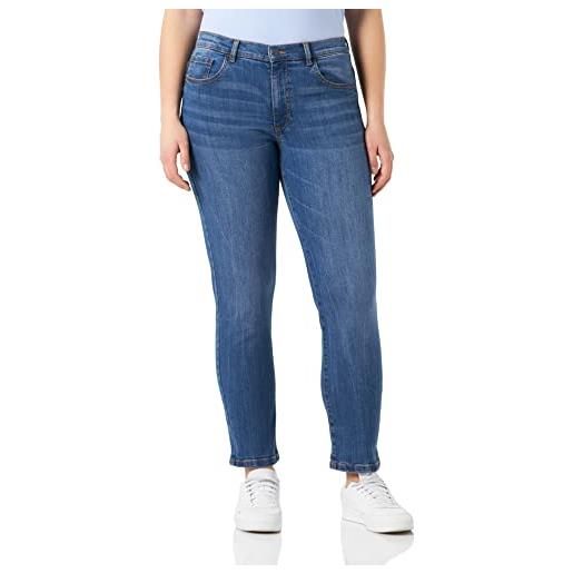 Sisley trousers 44pmle01k jeans, dark blue denim 902, 32 da donna