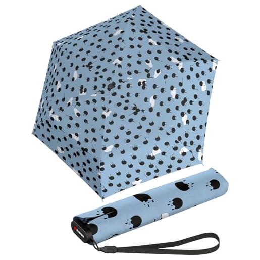 Knirps ombrello tascabile us. 050 ultra light slim con protezione uv in custodia - beige